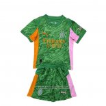 AC Milan Goalkeeper Shirt Kid 2025-2026 Green