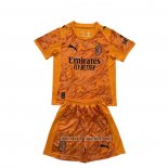 AC Milan Goalkeeper Shirt Kid 2025-2026 Orange
