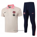 Conjunto Polo Barcelona 2025-2026 Yellow