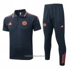 Conjunto Polo Bayern Munich 2025-2026 Grey Orange