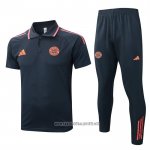 Conjunto Polo Bayern Munich 2025-2026 Grey Orange