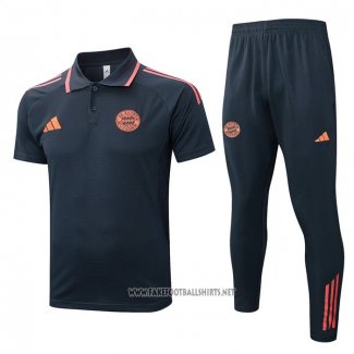 Conjunto Polo Bayern Munich 2025-2026 Grey Orange