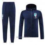 Hooded Tracksuit Italy 2022-2023 Blue