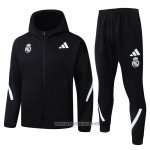 Hooded Tracksuit Real Madrid 2025-2026 Black