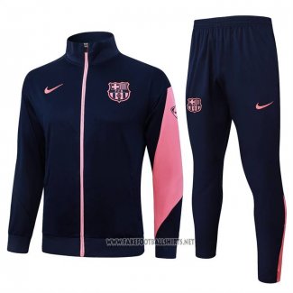 Jacket Tracksuit Barcelona Kid 2025-2026 Blue Rosa