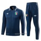 Jacket Tracksuit Italy Kid 2026-2027 Blue
