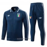 Jacket Tracksuit Italy Kid 2026-2027 Blue