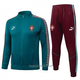 Jacket Tracksuit Portugal Kid 2026-2027 Green