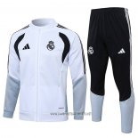 Jacket Tracksuit Real Madrid Kid 2026-2027 White