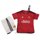 Manchester United Home Shirt Kid 2023-2024