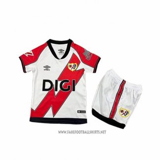Rayo Vallecano Home Shirt Kid 2025-2026