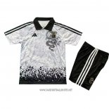 Real Madrid Dragon Shirt Kid 2025-2026 Grey