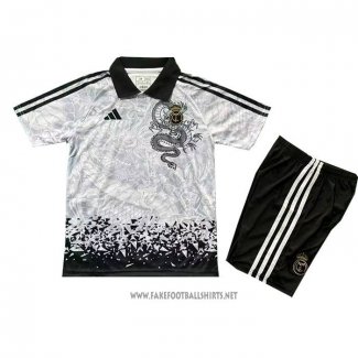 Real Madrid Dragon Shirt Kid 2025-2026 Grey
