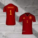 Spain Player Sanchez Home Shirt 2022