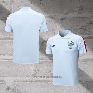 Spain Shirt Polo 2022-2023 Blue