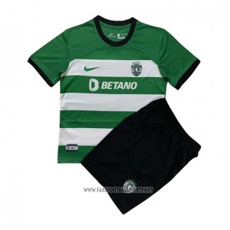 Sporting Home Shirt Kid 2023-2024