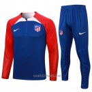 Sweatshirt Tracksuit Atletico Madrid 2023-2024 Blue