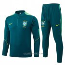 Sweatshirt Tracksuit Brazil Kid 2026-2027 Green
