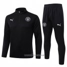 Sweatshirt Tracksuit Manchester City Kid 2025-2026 Black