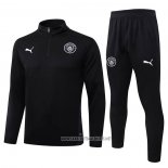 Sweatshirt Tracksuit Manchester City Kid 2025-2026 Black