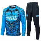 Sweatshirt Tracksuit Napoli Kid 2025-2026 Blue