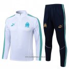 Sweatshirt Tracksuit Olympique Marseille Kid 2025-2026 White
