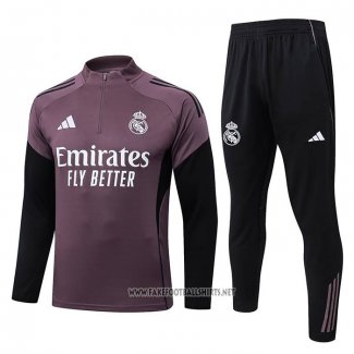 Sweatshirt Tracksuit Real Madrid 2025-2026 Purpura