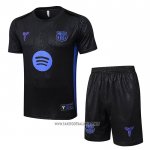 Tracksuit Barcelona Short Sleeve 2025-2026 Black - Shorts