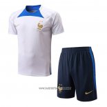 Tracksuit France Short Sleeve 2022-2023 White - Shorts