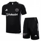 Tracksuit Inter Miami Short Sleeve 2025-2026 Black - Shorts