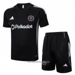 Tracksuit Inter Miami Short Sleeve 2025-2026 Black - Shorts