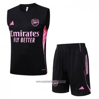Tracksuit Inter Miami Without Sleeves 2025-2026 Black Rosa