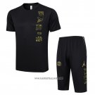 Tracksuit Paris Saint-Germain Jordan Short Sleeve 2023-2024 Black - Shorts