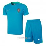 Tracksuit Portugal Short Sleeve 2024-2025 Green - Shorts