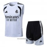 Tracksuit Real Madrid Without Sleeves 2025-2026 White