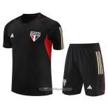 Tracksuit Sao Paulo Short Sleeve 2023-2024 Black - Shorts