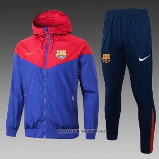 Windbreaker Tracksuit Barcelona 2024-2025 Blue