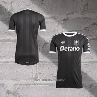Aston Villa Goalkeeper Shirt 2025-2026 Black Thailand