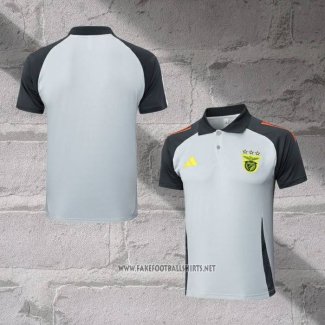 Benfica Shirt Polo 2024-2025 Grey