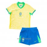 Brazil Home Shirt Kid 2024