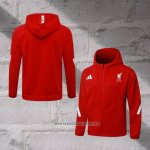 Chaqueta con Capucha del Liverpool 2025-2026 Red