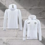 Chaqueta con Capucha del Napoli 2023-2024 White