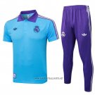 Conjunto Polo Real Madrid 2025-2026 Blue