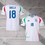 Italy Player Barella Away Shirt 2024-2025