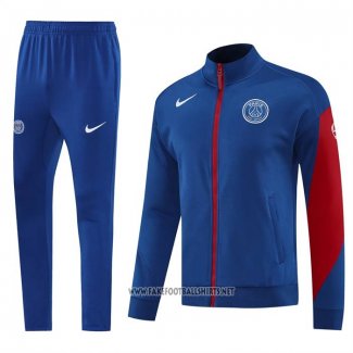Jacket Tracksuit Paris Saint-Germain Kid 2025-2026 Blue Red