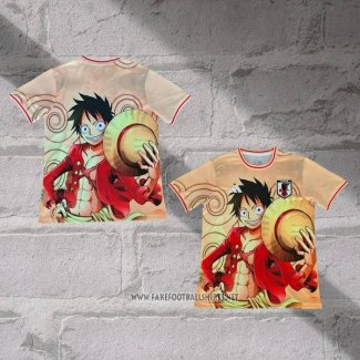 Japan Anime Luffy Shirt 2025-2026 Orange Thailand