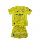 Manchester City Goalkeeper Shirt Kid 2025-2026 Yellow