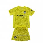 Manchester City Goalkeeper Shirt Kid 2025-2026 Yellow