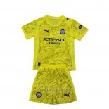 Manchester City Goalkeeper Shirt Kid 2025-2026 Yellow