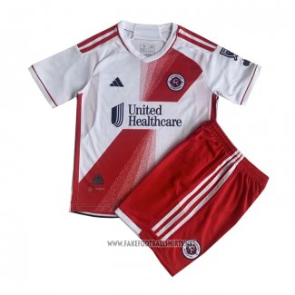 New England Revolution Away Shirt Kid 2023-2024